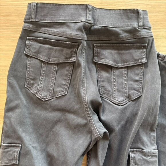 Spanx twill ankle cargo pants gray size medium - Picture 10 of 10